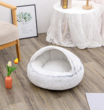 Cozy Co. - Plush Round Pet Bed - for Dogs & Cats