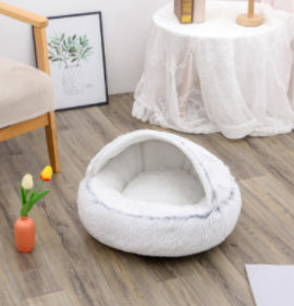 Cozy Co. - Plush Round Pet Bed - for Dogs & Cats