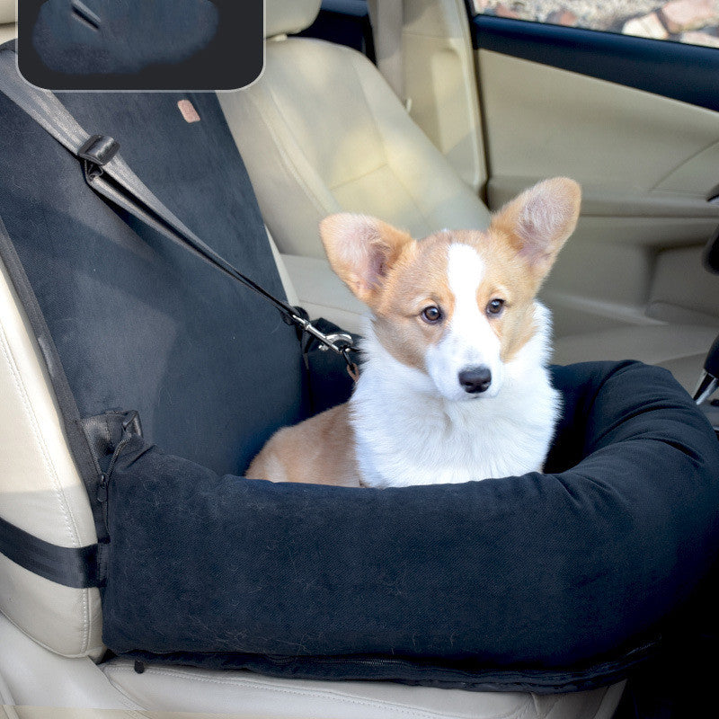 Pet Car Seat Cushion Chair - Safe & Cosy Travel for Small & Medium Dogs