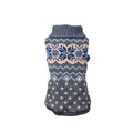 Stretch Snowflake Print Dog Sweater - Warm Autumn & Winter