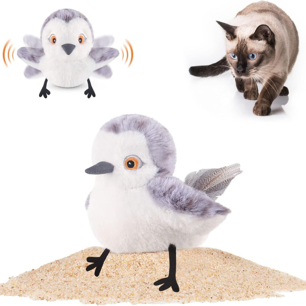 USB Rechargeable Flapping Bird Cat Toy - Electronic (6 Bird Variants)