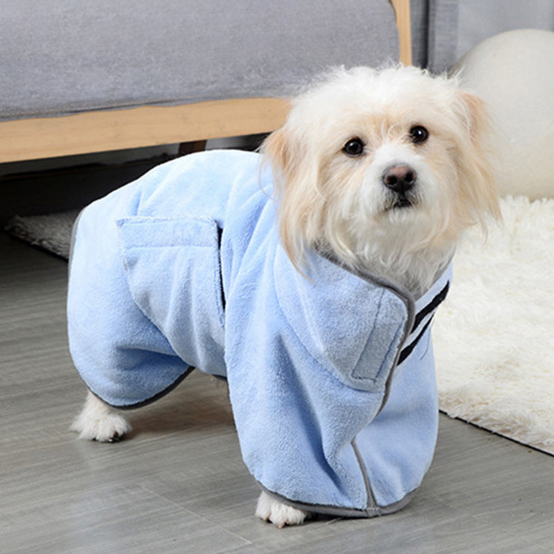 Doggy Bathrobe | Microfibre Fast-Drying Grooming Coat | XS–XXXL