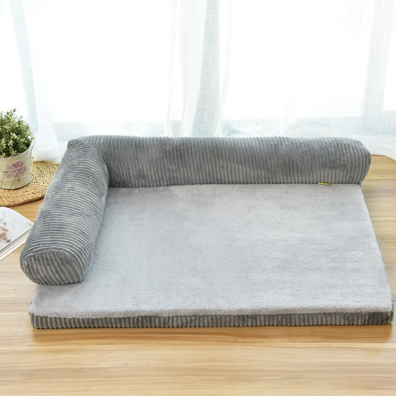 The Nap Throne – Corduroy Pet Sofa