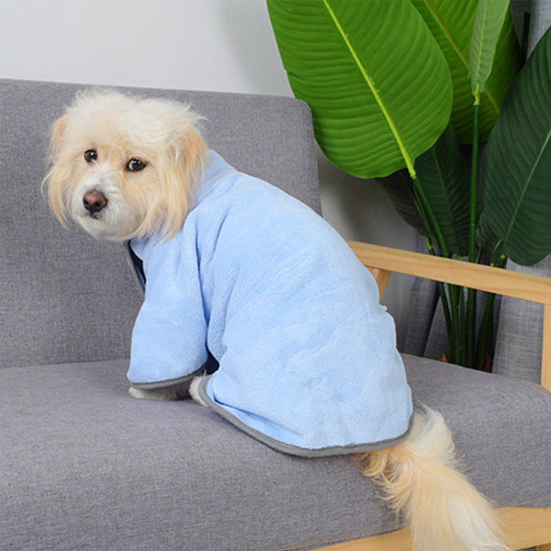 Microfibre Quick-Dry Pet Drying Towel & Bathrobe