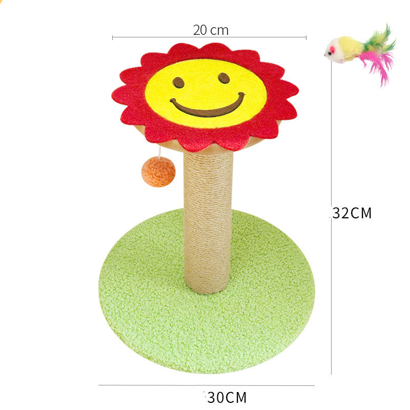 Large Cat Scratcher Platform | Floral Design | 8 Styles