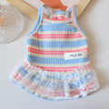 Lace Stripe Princess Dress Vest for Dogs & Cats