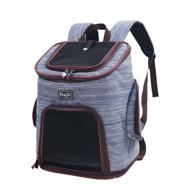 PetsFit Luxury Pet Carrier Backpack | Oxford Cloth | Cats & Dogs up to 7.5 kg