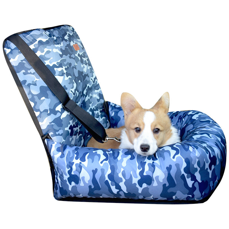 Pet Car Seat Cushion Chair - Safe & Cosy Travel for Small & Medium Dogs