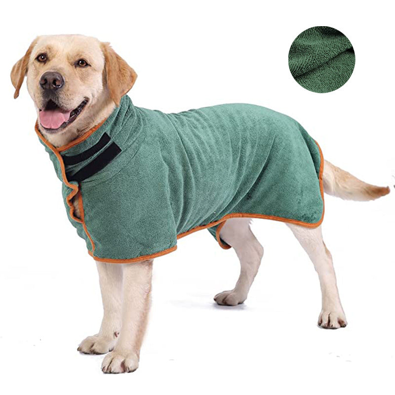 Doggy Bathrobe | Microfibre Fast-Drying Grooming Coat | XS–XXXL