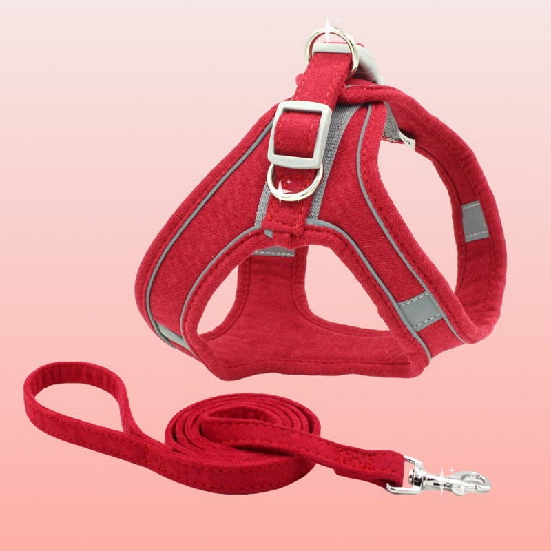 BellRub Market - Soft Velvet Cat Vest Harness & Leash Set