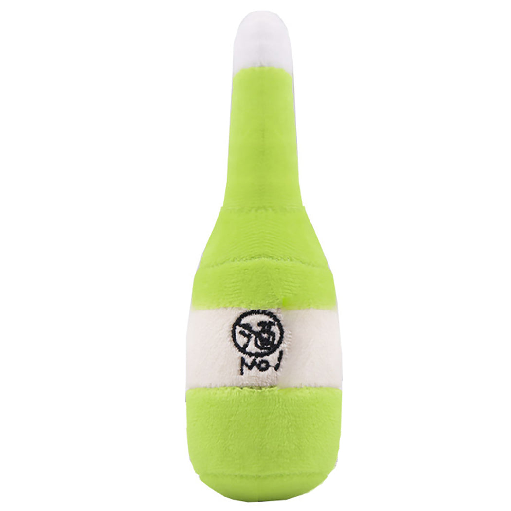 Fruit & Cartoon Plush Squeaky Pet Toy Set - 15 Designs