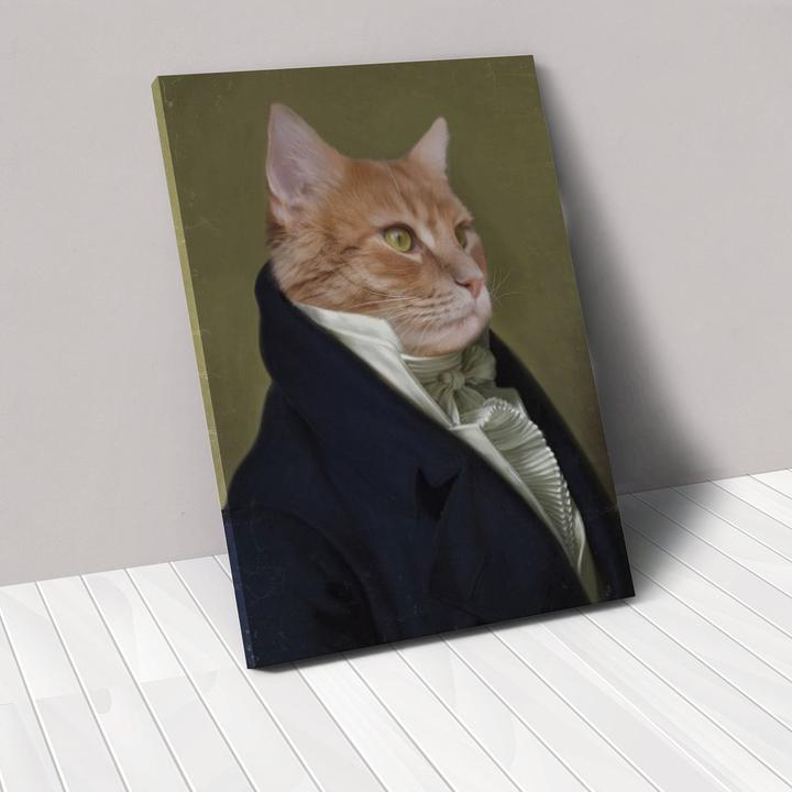 Personalised Pet Canvas Portrait - Custom Dog & Cat Art Print, 5 Styles & 3 Sizes