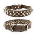 Nublada Leather Spiked Pet Collar – Adjustable | 8 Colours | XXS–XL