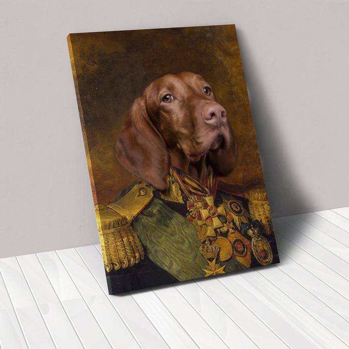 Personalised Pet Canvas Portrait - Custom Dog & Cat Art Print, 5 Styles & 3 Sizes