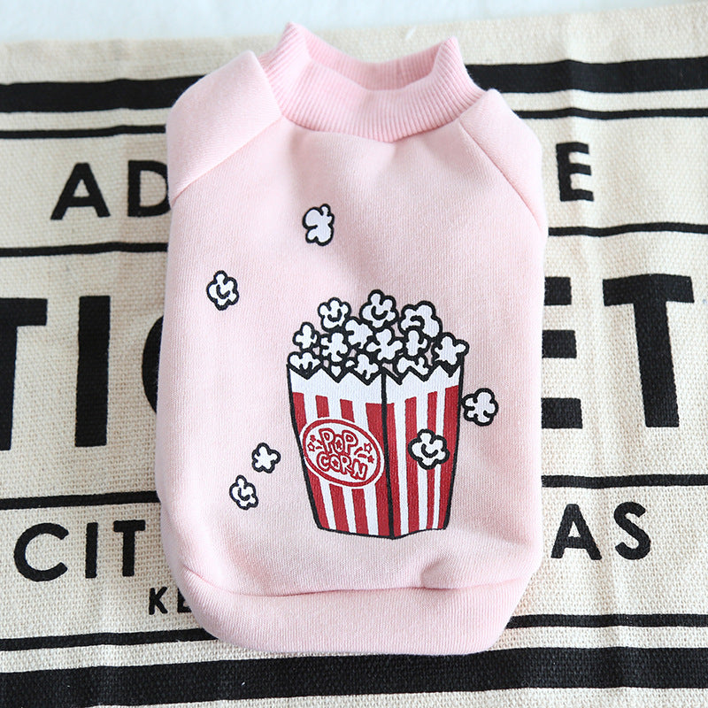 Novelty Dog Food Hoodie — Cosy Winter Jumper for Small & Large Dogs