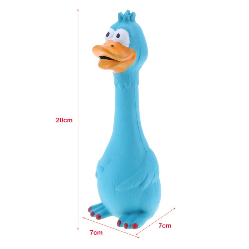 Natural Latex Screaming Chicken Dog Toy - Bite Resistant & Squeaky