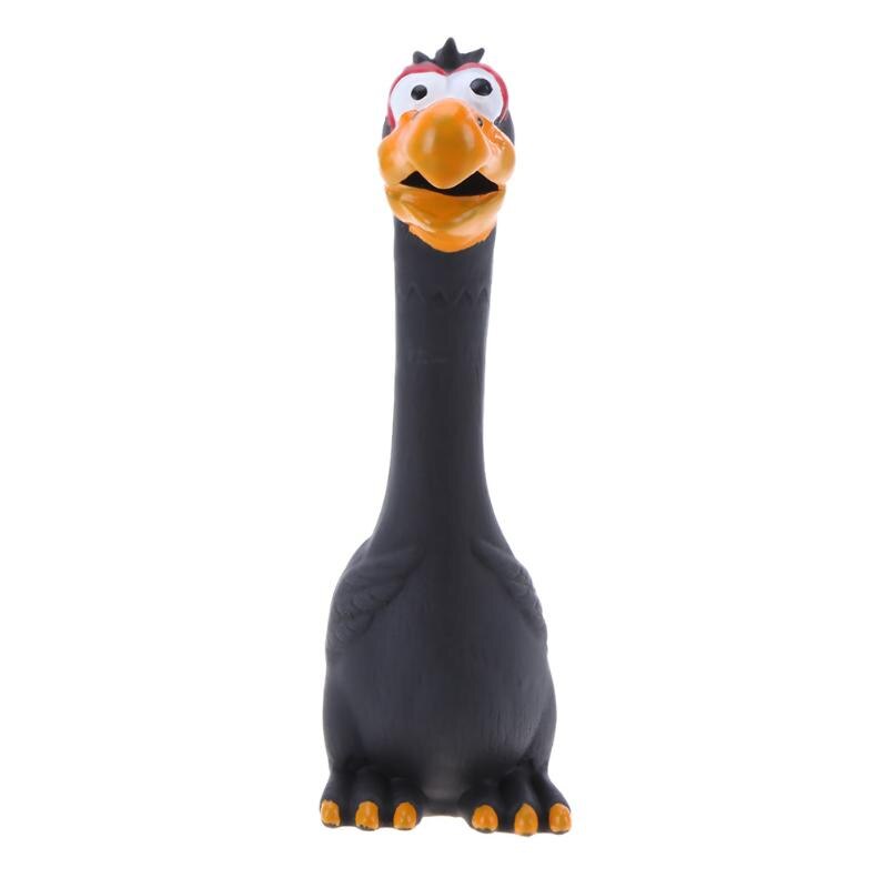 Natural Latex Screaming Chicken Dog Toy - Bite Resistant & Squeaky