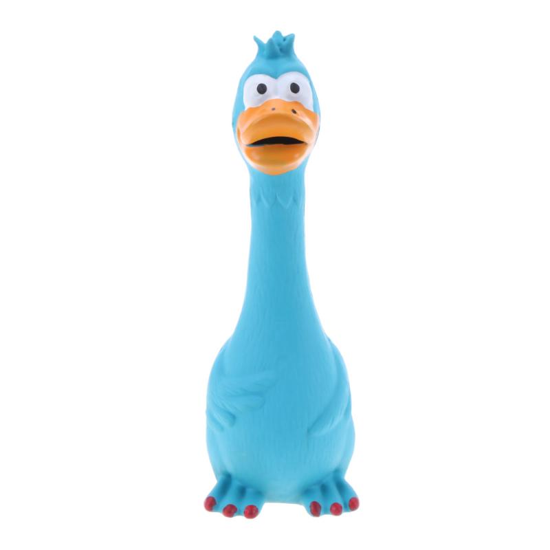 Natural Latex Screaming Chicken Dog Toy - Bite Resistant & Squeaky
