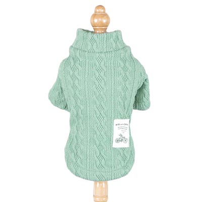 Pure Colour Knitted Dog Sweater - Acrylic Autumn & Winter Essential