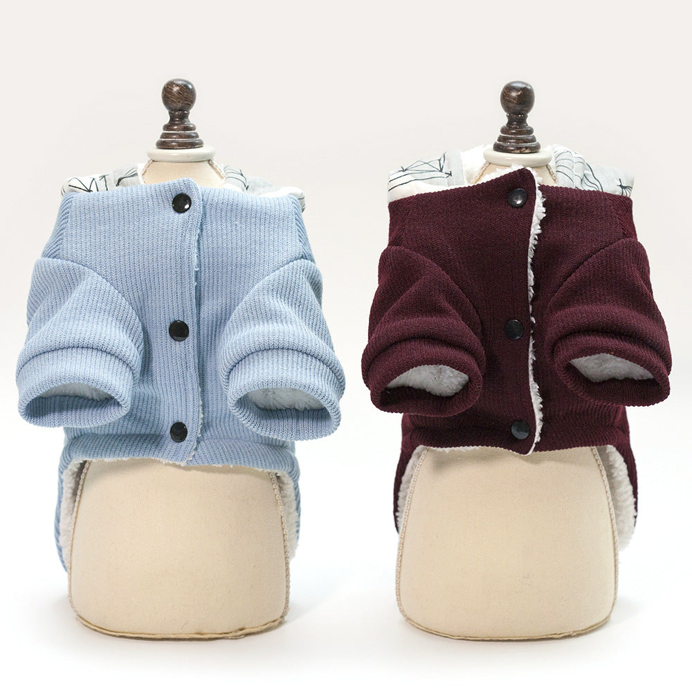 "This Is My Food" - Luxury Pet Puffer Coat           (Bestseller)