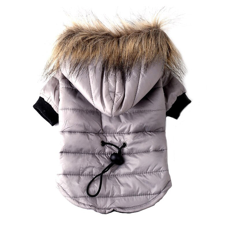 Faux Fur Dog Sweater Coats - Autumn & Winter Warmth for Small Breeds