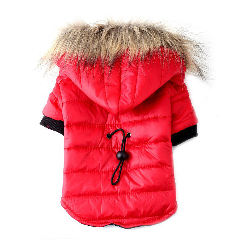 Faux Fur Dog Sweater Coats - Autumn & Winter Warmth for Small Breeds