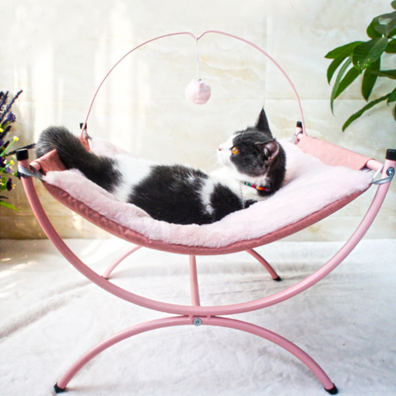 All-Season Cat Recliner Bed | Cosy Nest for Cats
