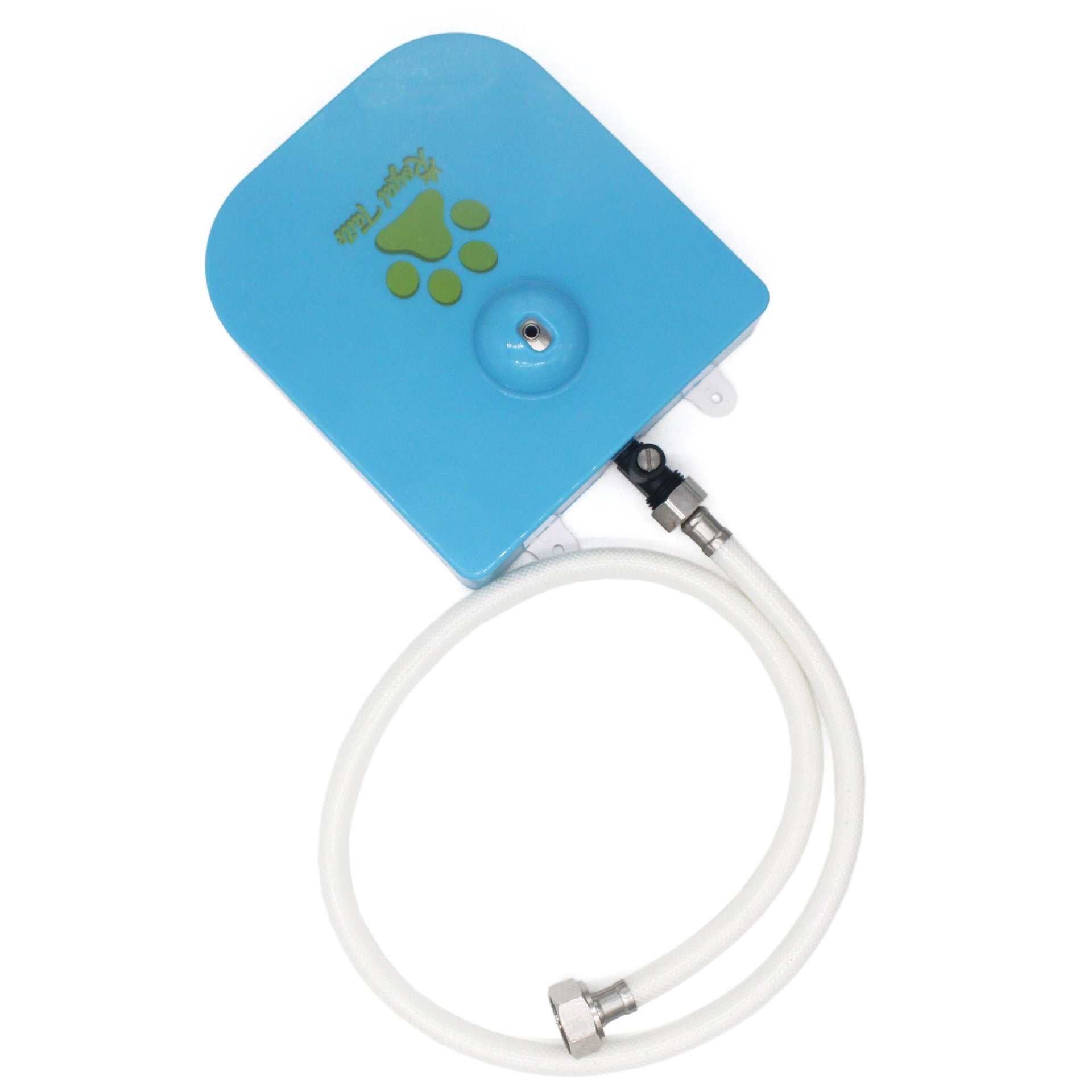 Paw-Activated Outdoor Dog Water Fountain – Hose-Connected | Iron, Stainless Steel & ABS | UK & US Fittings