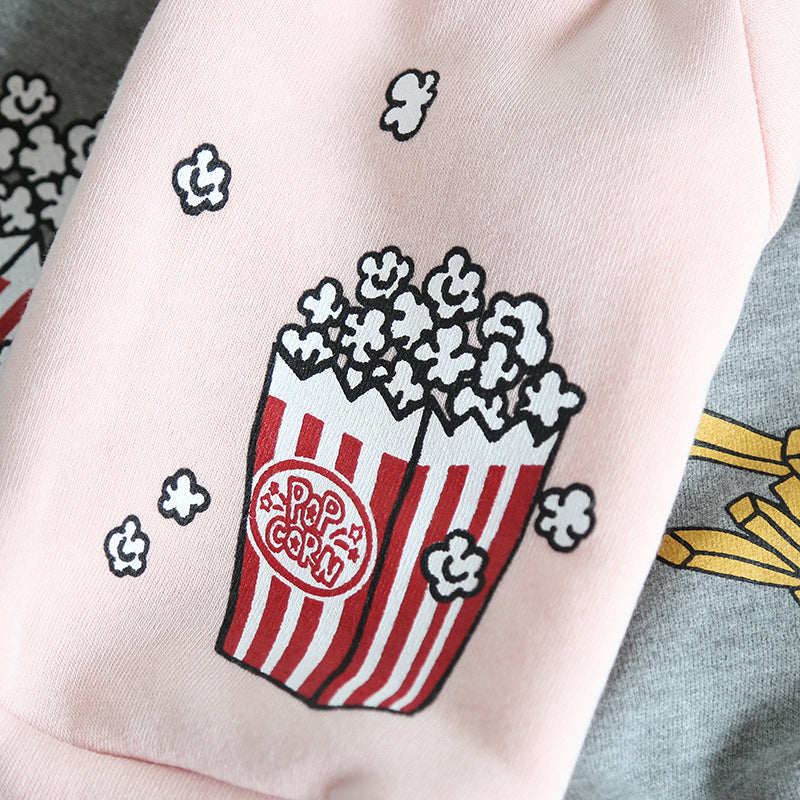 Novelty Dog Food Hoodie — Cosy Winter Jumper for Small & Large Dogs
