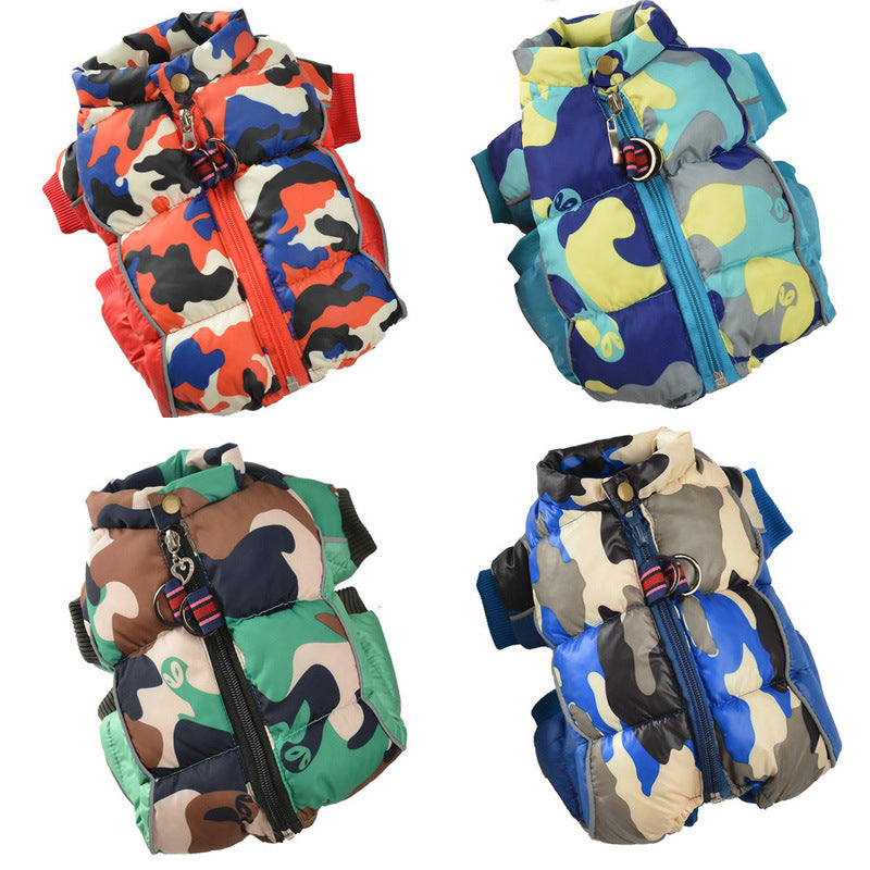 DressPet Co. - Padded Luxury Winter Pet Jacket - Designer, Waterproof, Four-Legged Coat (all sizes + 9 different styles)