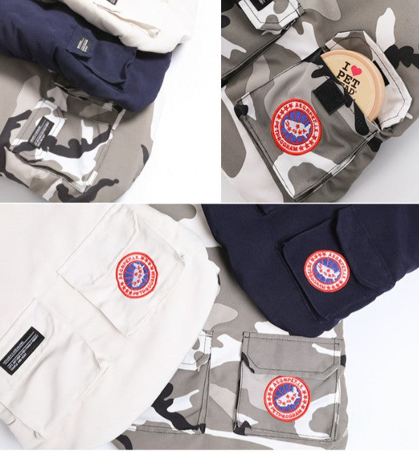 Can Goose Style Dog Puffer Jacket - Camouflage & Classic Colours