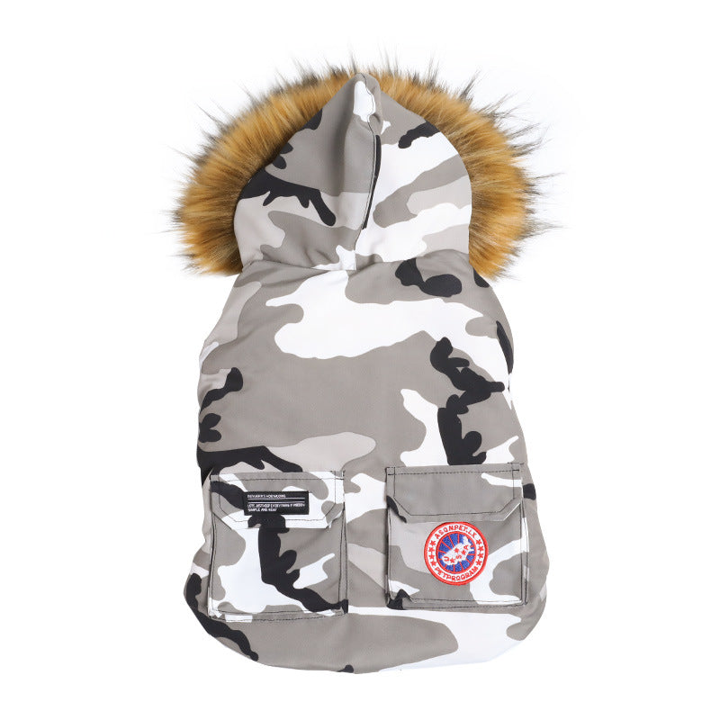 Can Goose Style Dog Puffer Jacket - Camouflage & Classic Colours