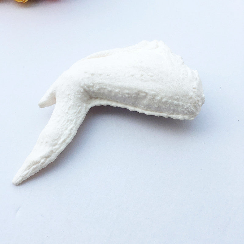 Plush Chicken Leg & Bone Squeaky Dog Molar Toy