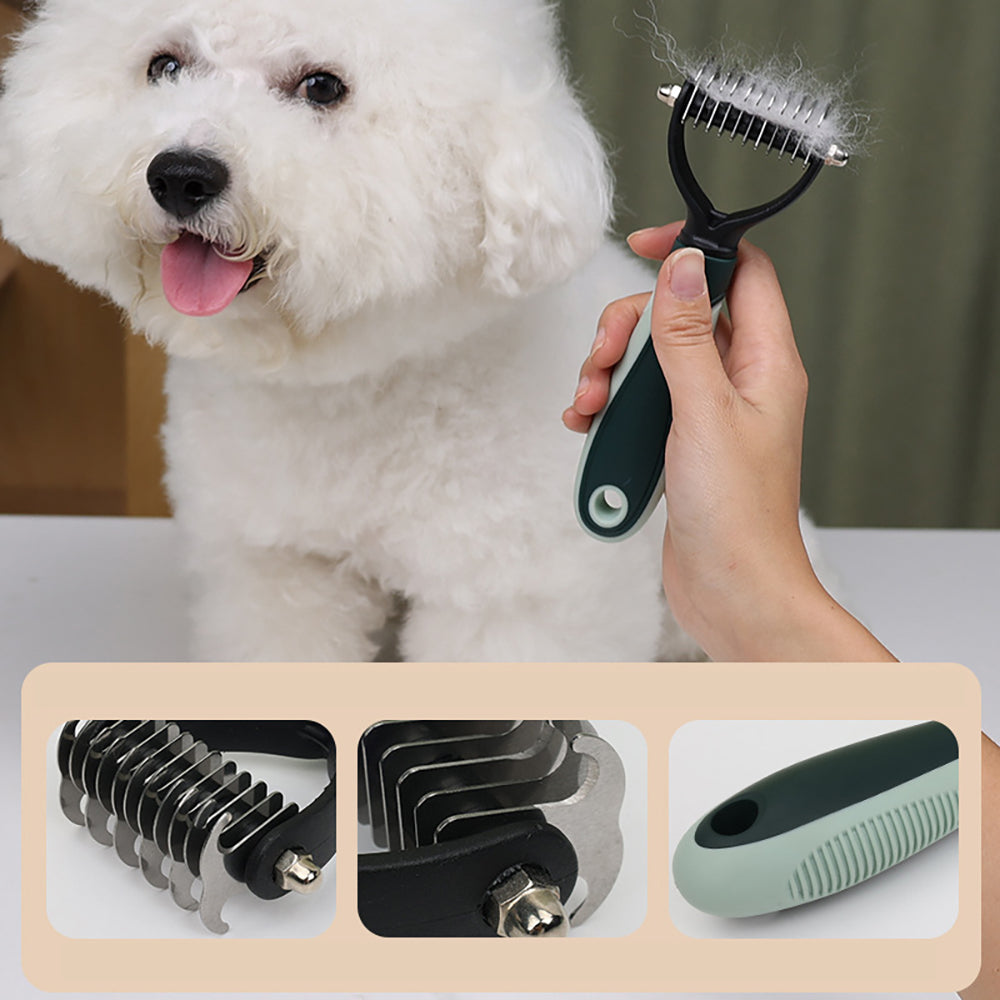 Professional Cordless Dog Grooming Clippers Kit - Low Noise, 8-in-1