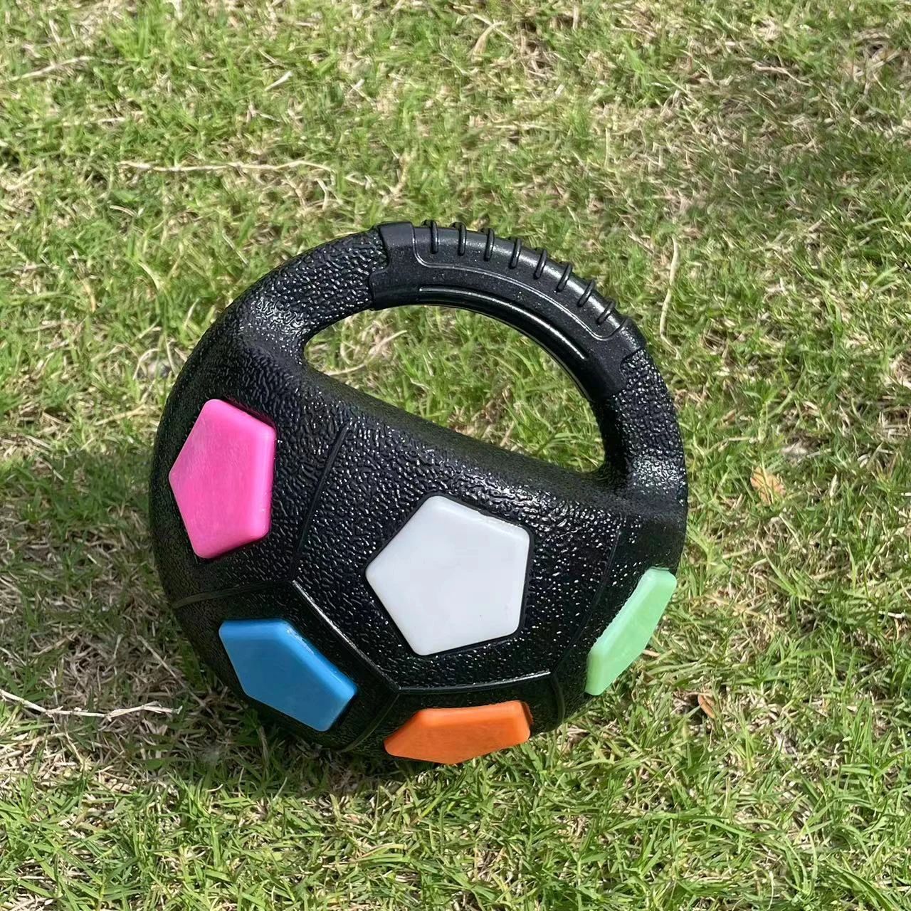 Crazy Ball Squeaky Dog Toy - Durable Teething & Training Toy for Medium to Large Dogs