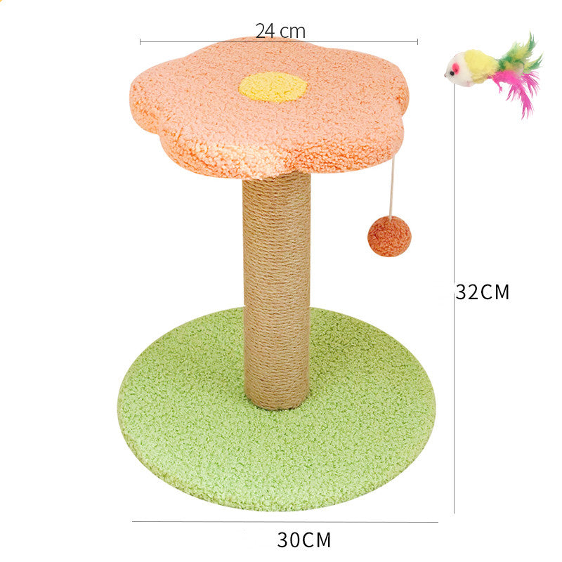Large Cat Scratcher Platform | Floral Design | 8 Styles