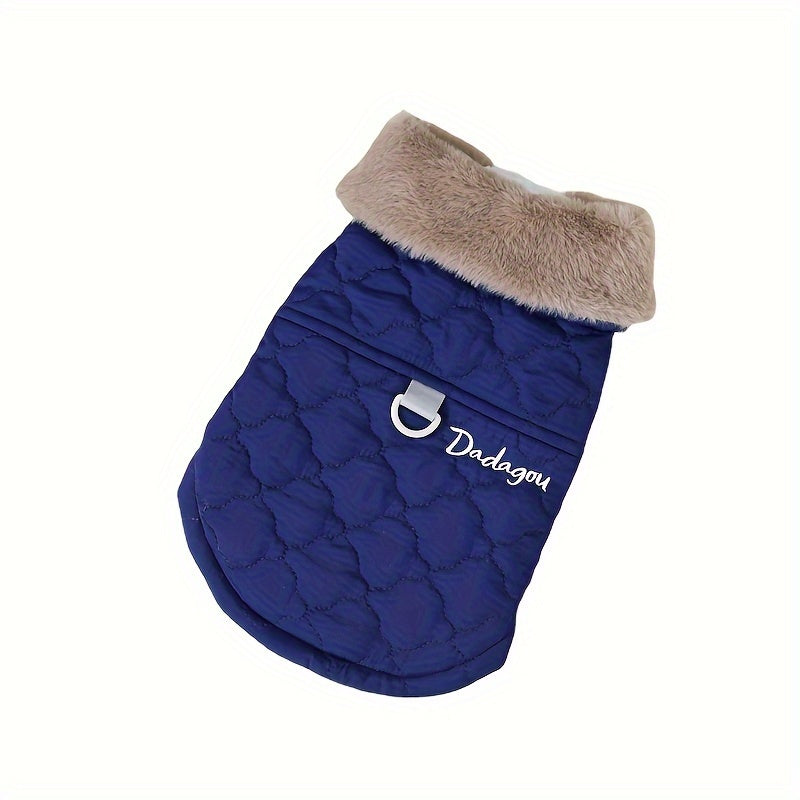 Luxury Dog Jacket – Warm Snap Button Coat for Small Dogs | Autumn & Winter
