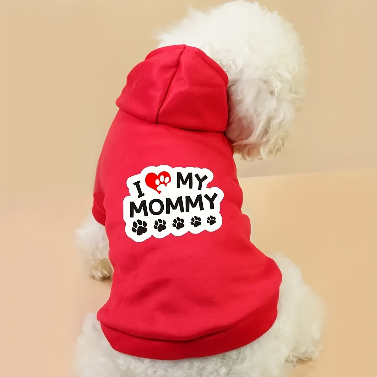 Pet Dog Coat, Small Size, Teddy Bear Pattern, Fleece Lined, Water-Resistant, Winter And Spring Wear, Machine Washable, For Small And Tiny Dogs