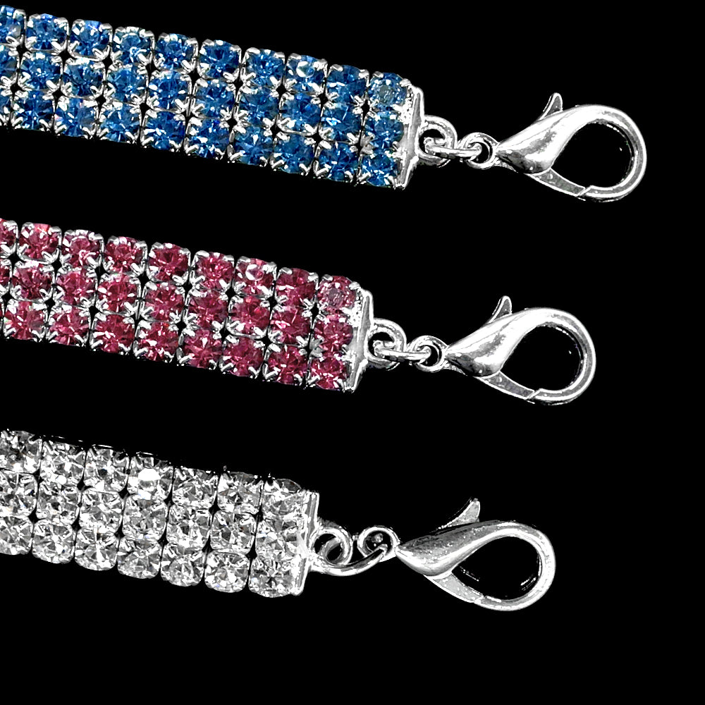 Rhinestone Bling Pet Collar – Crystal Studded Collar for Cats & Small Dogs | S, M & L