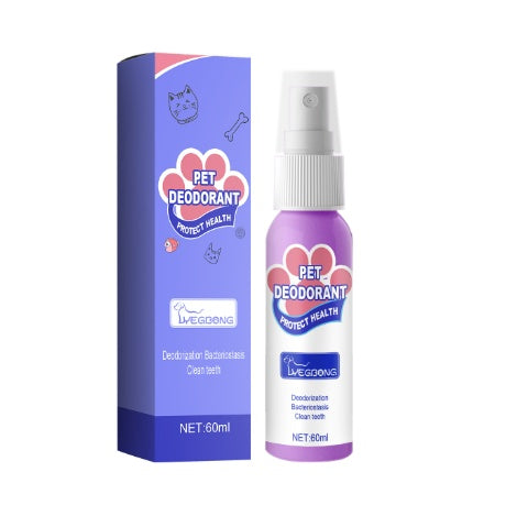 Pet Oral Spray | Fresh Breath & Plaque Control | 60ml - Eliminating Poo Breath