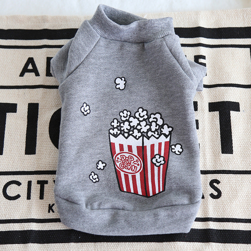 Novelty Dog Food Hoodie — Cosy Winter Jumper for Small & Large Dogs