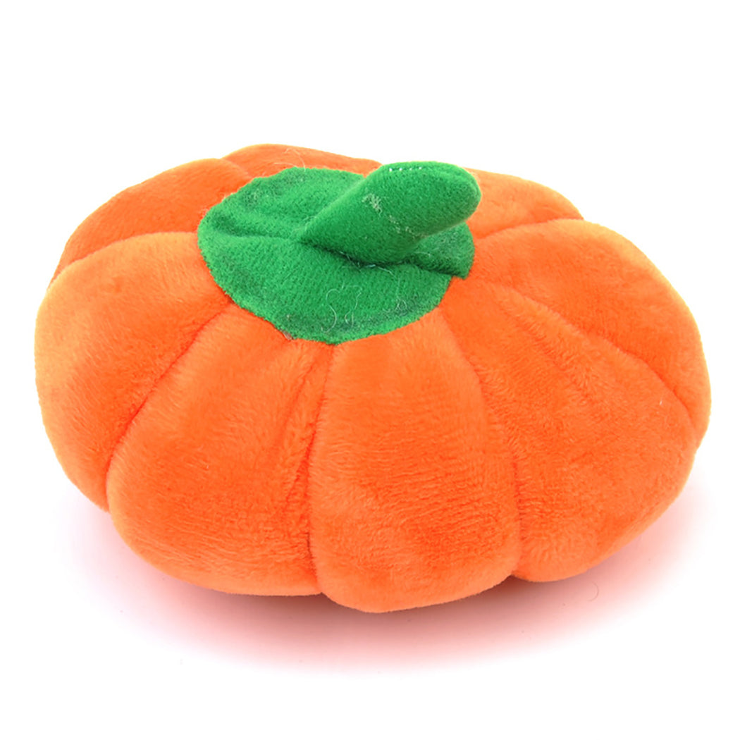Fruit & Cartoon Plush Squeaky Pet Toy Set - 15 Designs