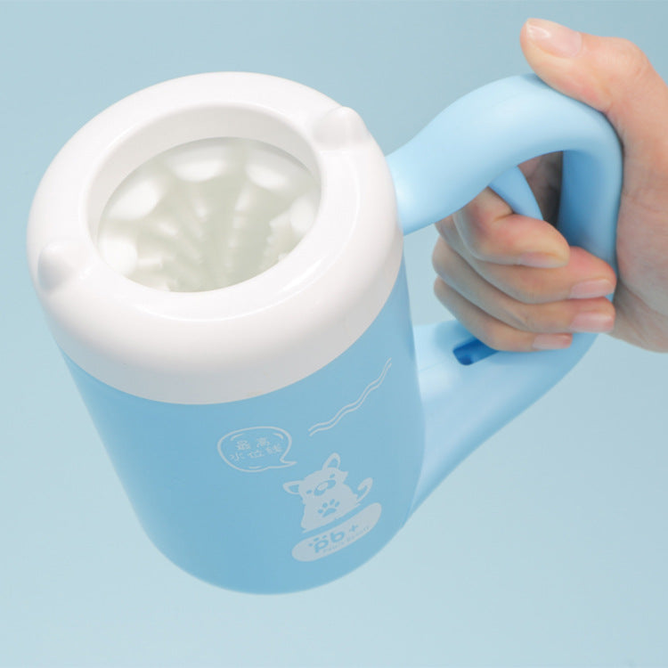 PB+ - Pet Paw Washer | Antibacterial Silicone Bristles | Pink & Blue