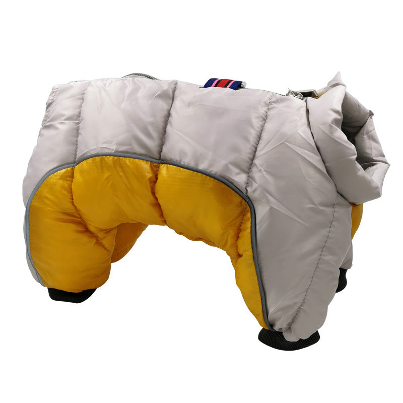 DressPet Co. - Padded Luxury Winter Pet Jacket - Designer, Waterproof, Four-Legged Coat (all sizes + 9 different styles)