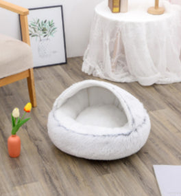 Cozy Co. - Plush Round Pet Bed - for Dogs & Cats