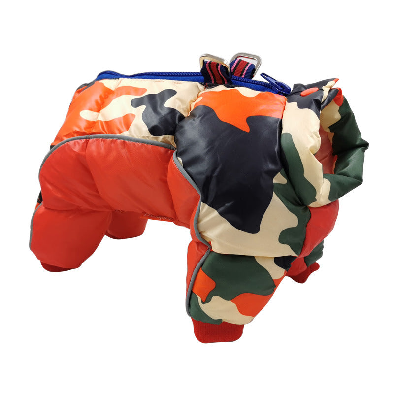 DressPet Co. - Padded Luxury Winter Pet Jacket - Designer, Waterproof, Four-Legged Coat (all sizes + 9 different styles)