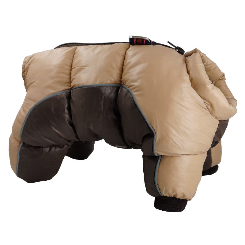 DressPet Co. - Padded Luxury Winter Pet Jacket - Designer, Waterproof, Four-Legged Coat (all sizes + 9 different styles)