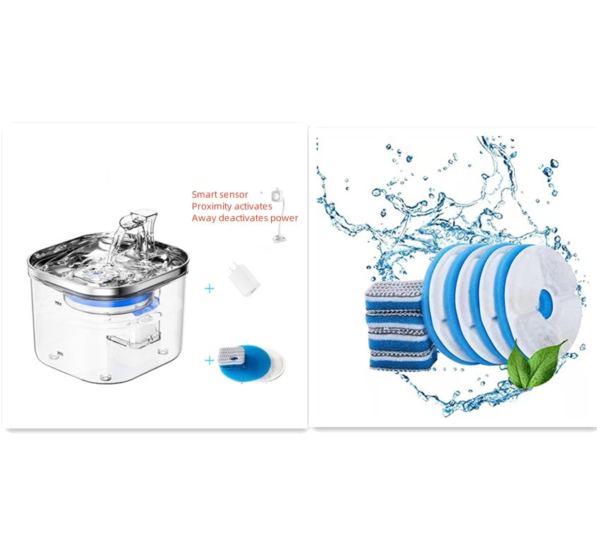 AquaPaw - Pet Water Fountain | 2L | Auto-Circulating