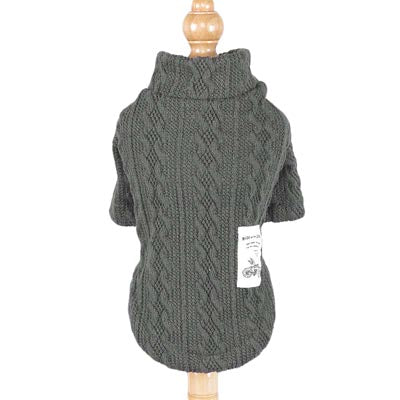 Pure Colour Knitted Dog Sweater - Acrylic Autumn & Winter Essential