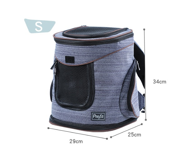 PetsFit Luxury Pet Carrier Backpack | Oxford Cloth | Cats & Dogs up to 7.5 kg